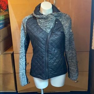 Black and grey fleece